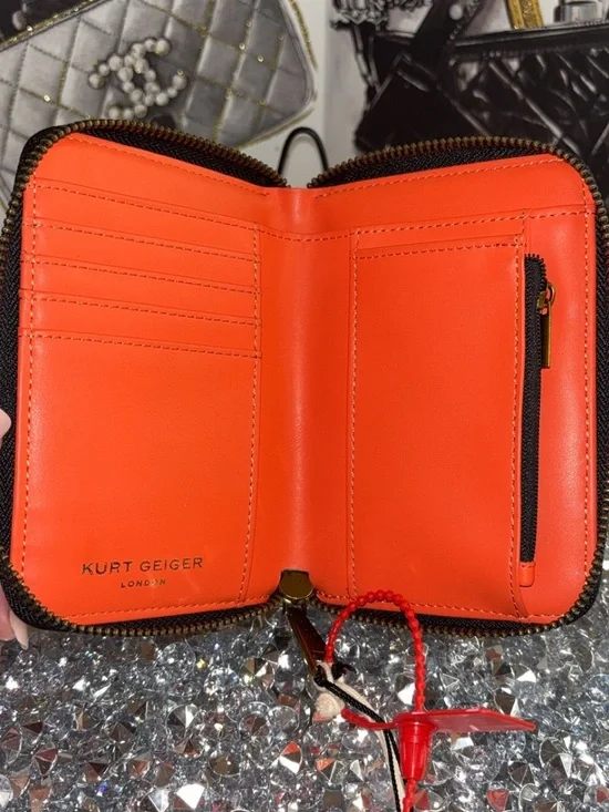 Kurt Geiger RARE London Small Scarf Print Wallet NWT - Picture 15 of 15